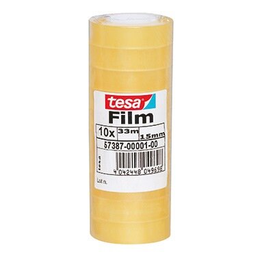 tesa Klebefilm 57387-00001 15mmx33m 10 S Lösungsmittel Polypropylen