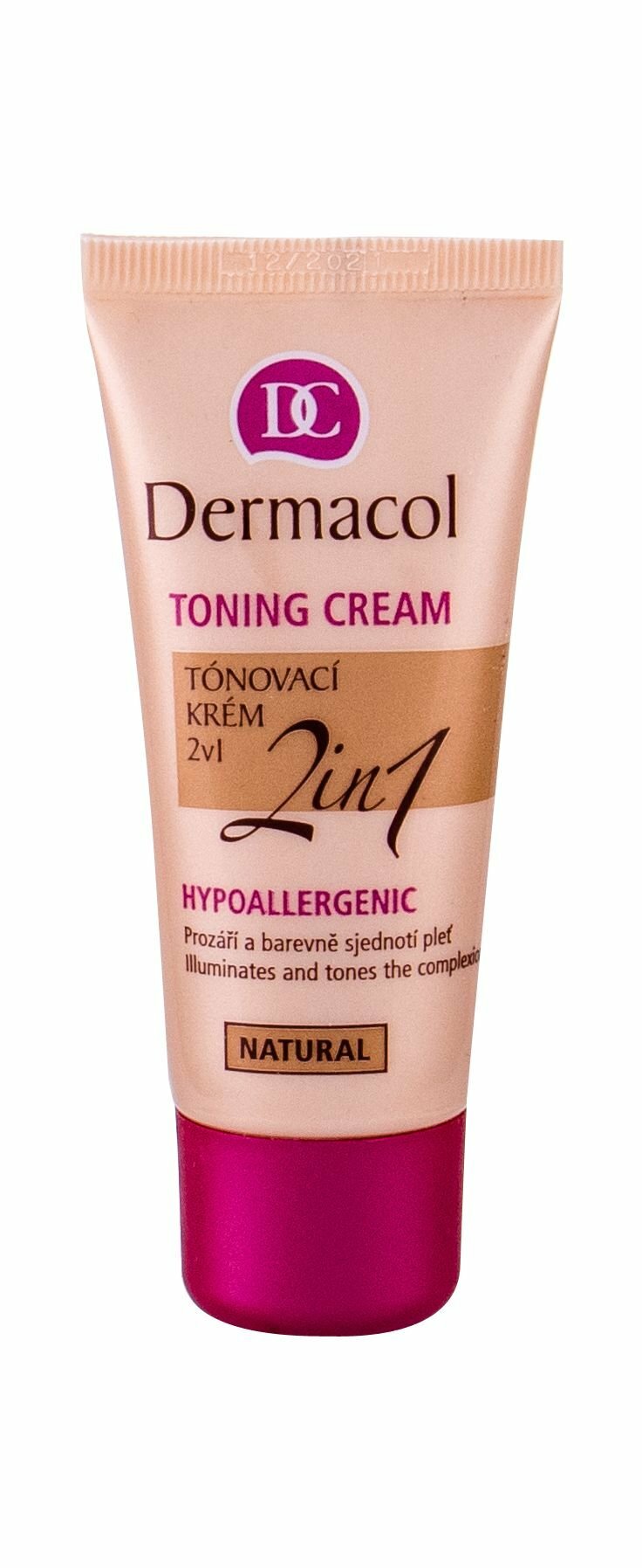 Dermacol 2in1 Hypoallergene Tönungscreme und Make-up Natural 30 ml
