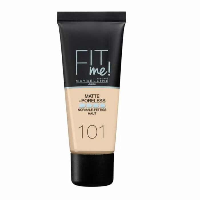 Maybelline New York Fit Me Matte & Poreless Foundation 101 True Ivory 30ml