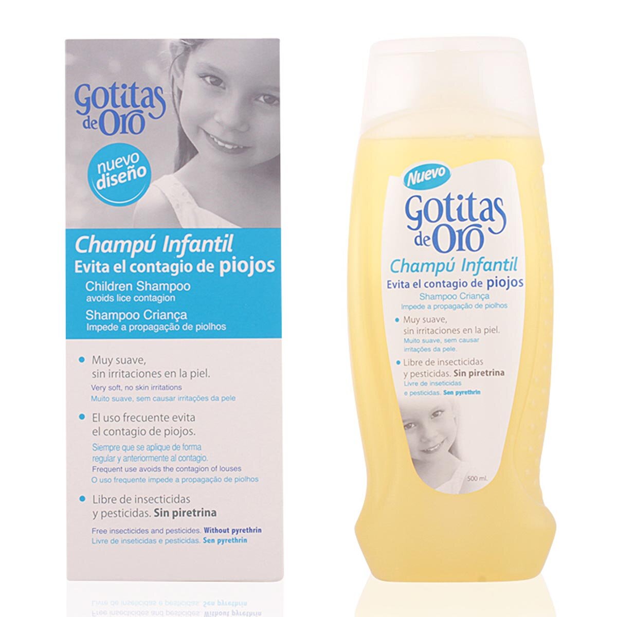 Instituto Espanol Gotitas De Oro Anti Louse Shampoo 500ml
