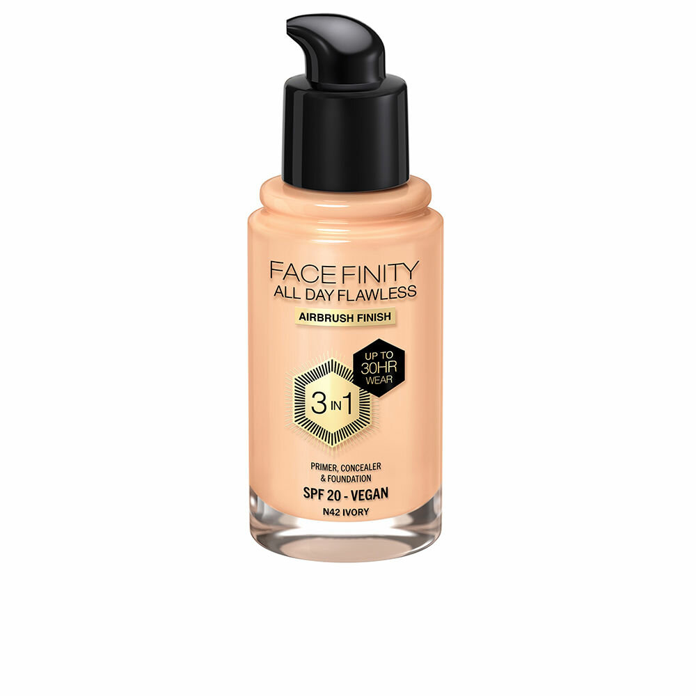 Max Factor Facefinity All Day Flawless 3In1 Foundation N42-Ivory 30ml