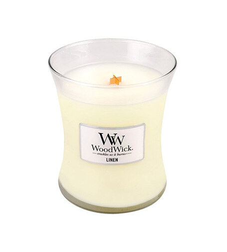 WoodWick Linen Duftkerze 275 g