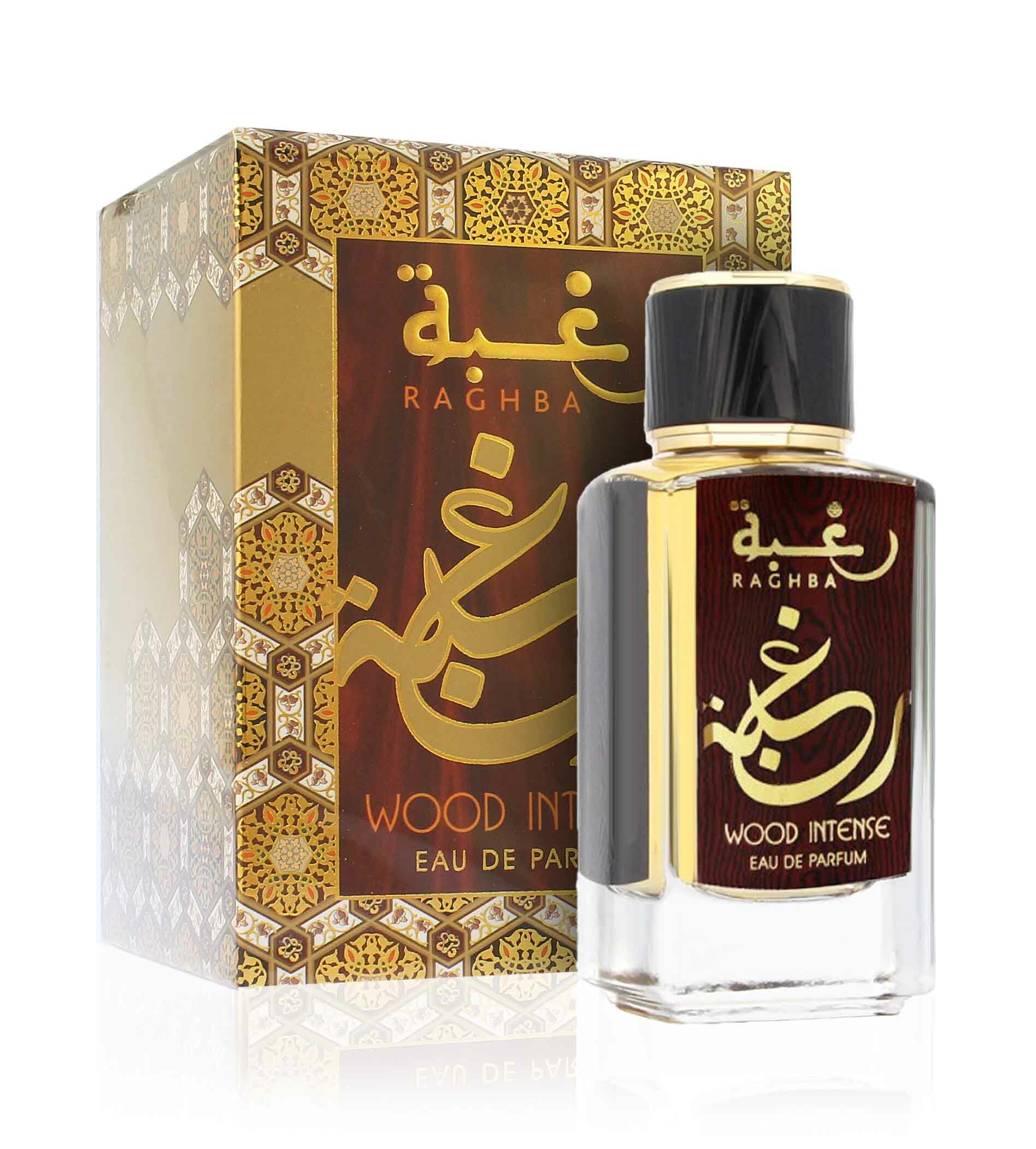 Lattafa Raghba Wood Intense Eau de Parfum für Herren 100 ml
