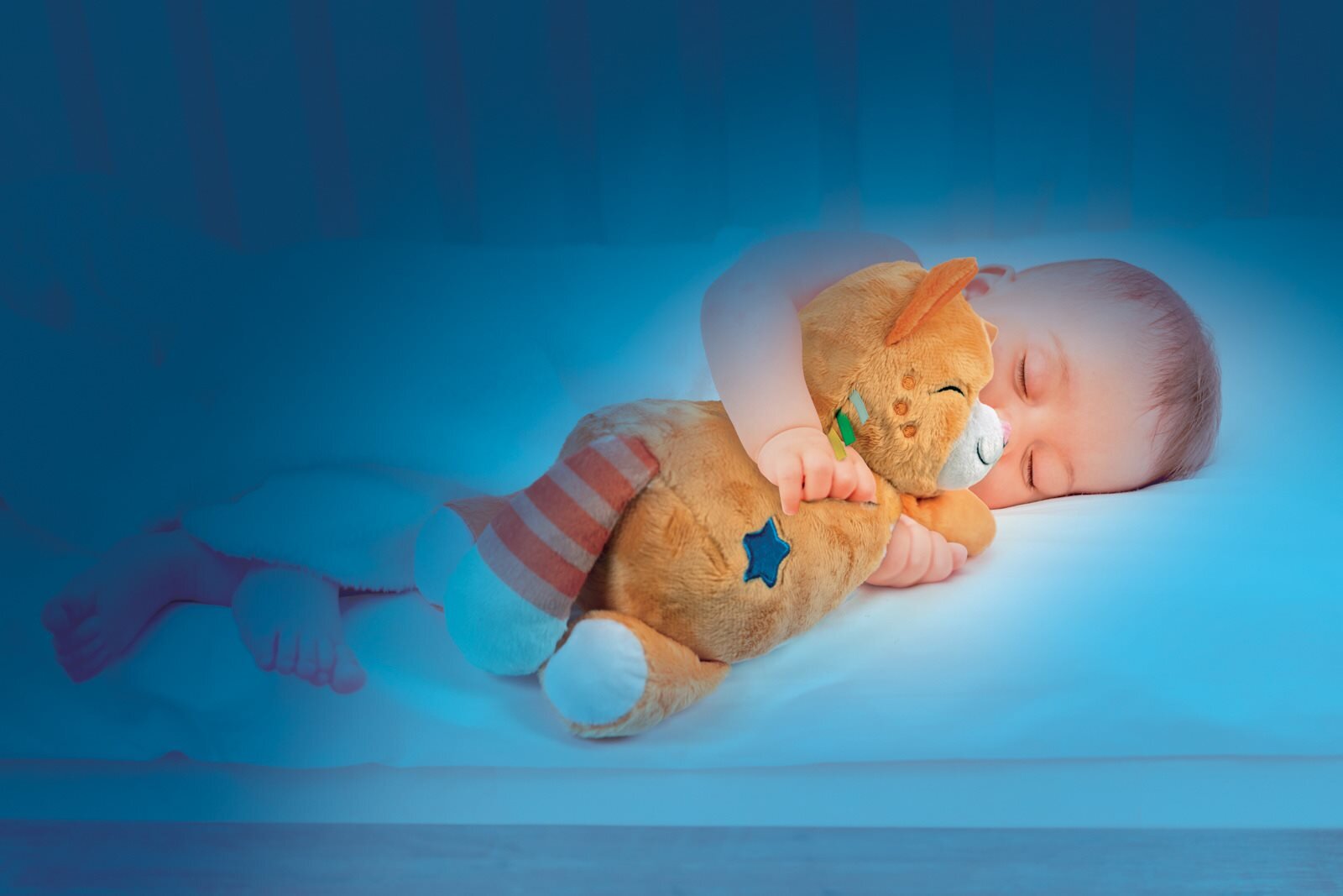 CLEMENTONI BABY Ply&scaron;ová Kočička s hudbou a vibracemi