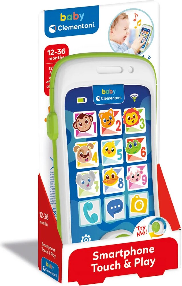 CLEMENTONI BABY Interaktivní smartphone Touch&Play