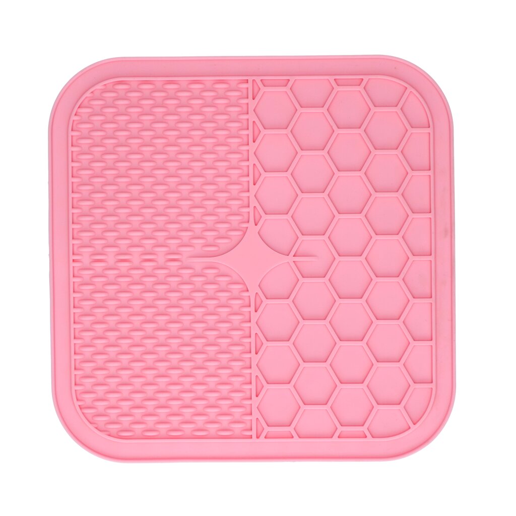 Eat Slow Live Longer Lick Mat Duo L Pink