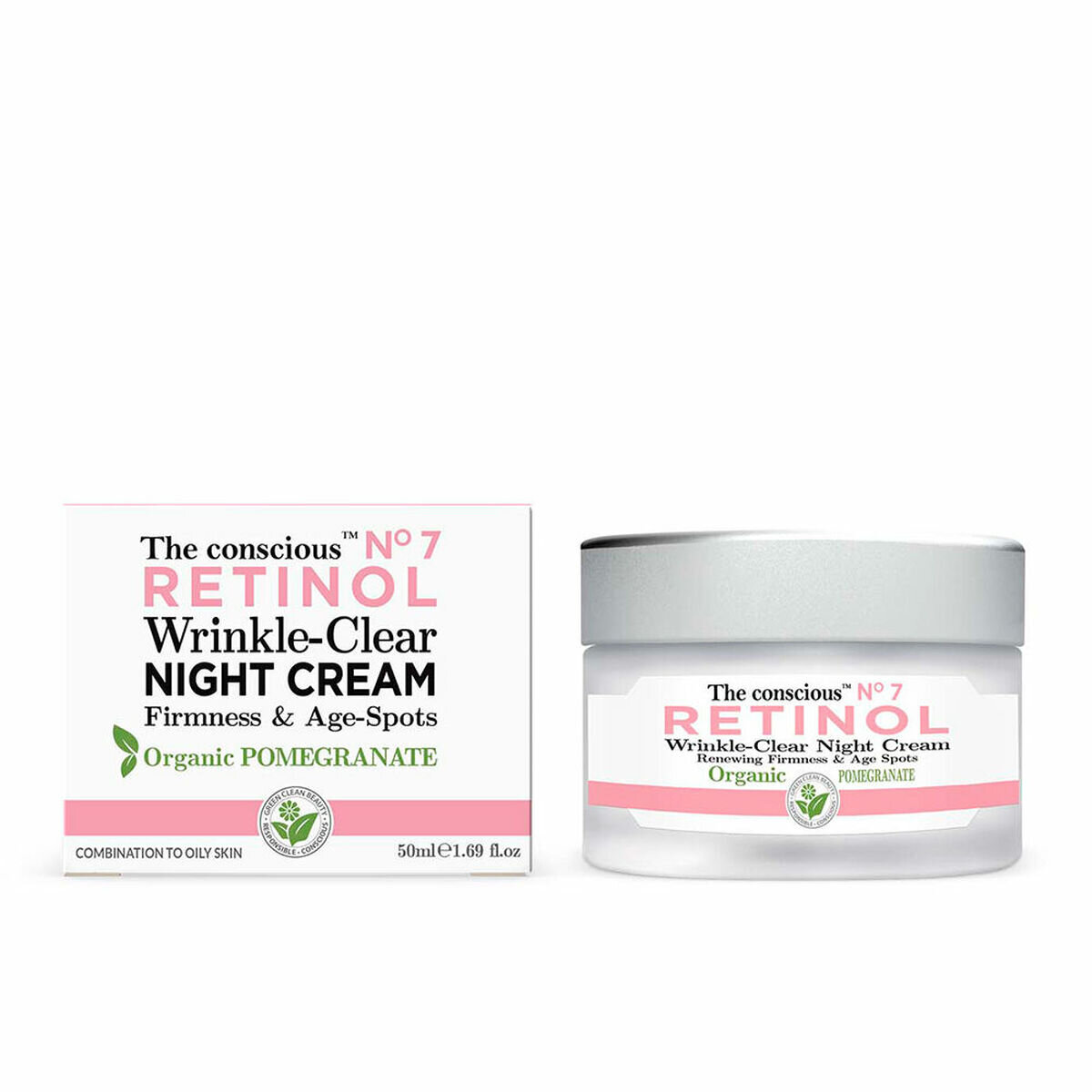 RETINOL wrinkle-clear night cream organic pomegranate 50ml