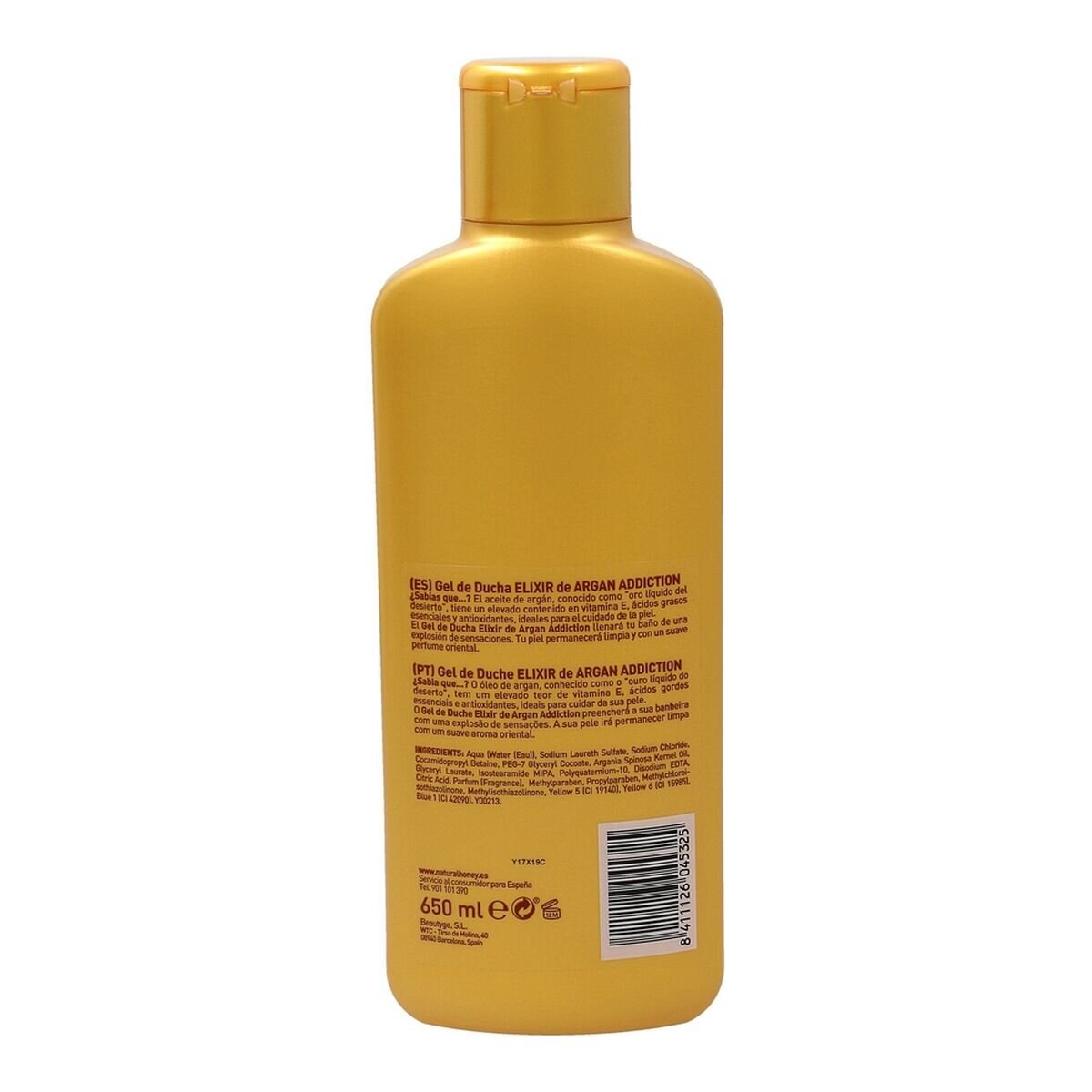 Natural Honey Sensioral Care Argan Bath Gel 600ml