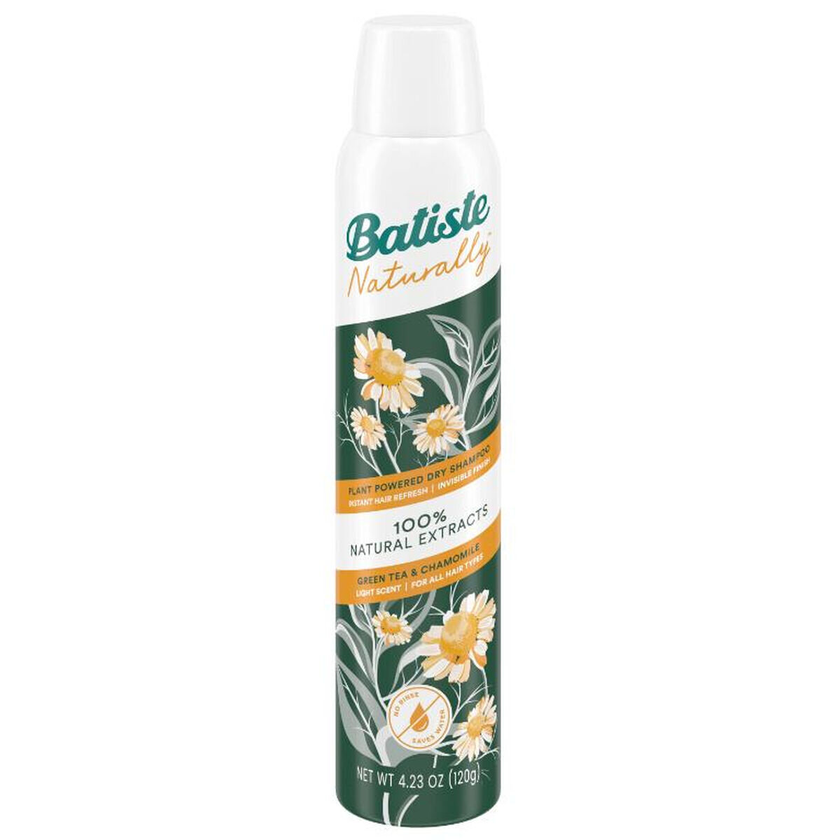 Batiste Batiste Naturally Green Tea & Chamomile Dry Shampoo 200 ml