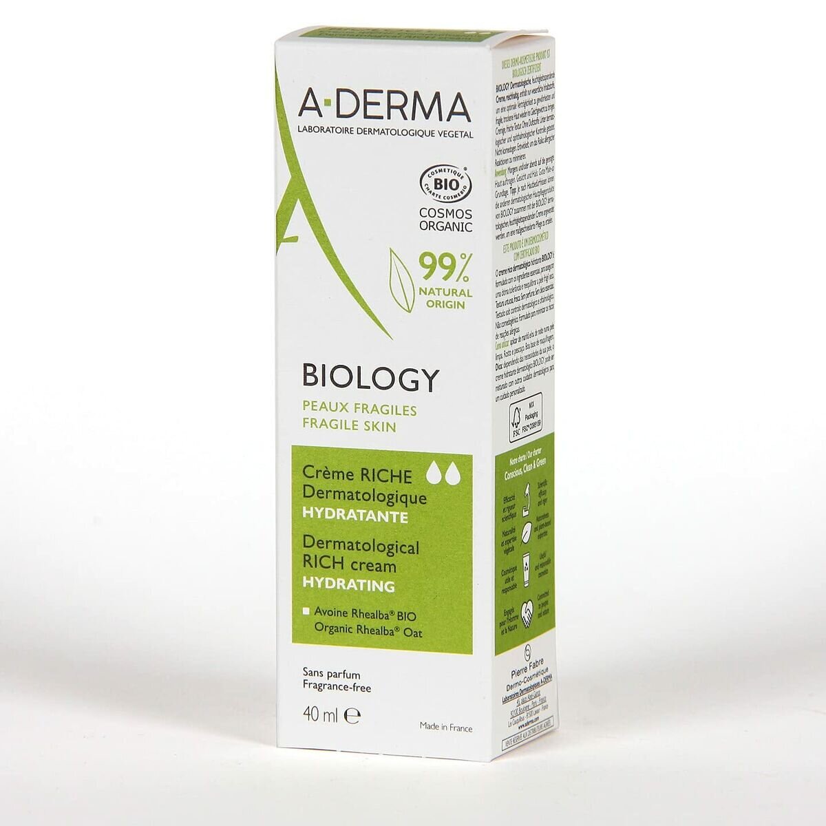 A-Derma Biology Dermatological Rich Cream
