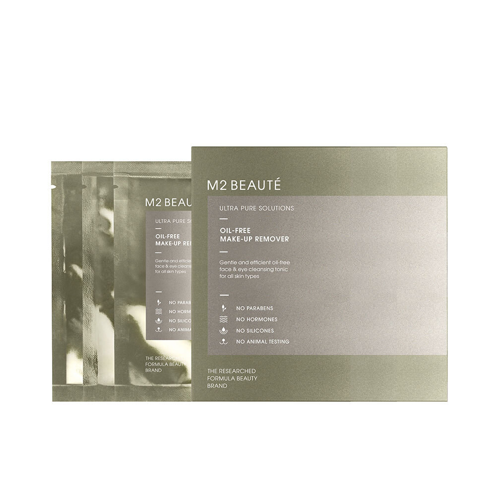 M2 Beauté Oil Free Eye Make Up Remover Sachets 80g