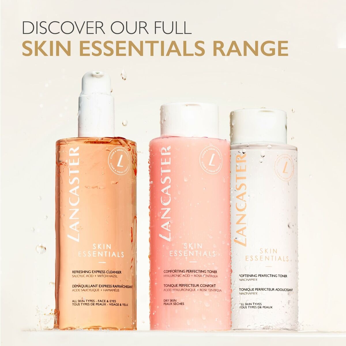 Lancaster Haut Essentials Crema Limpiadora 400ml