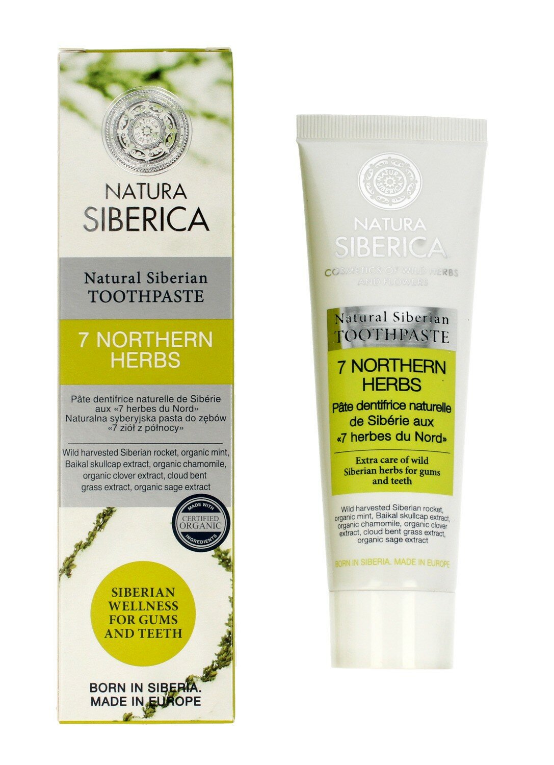 Natura Siberica Natural Siberian Toothpaste 7 Northern Herbs 100g
