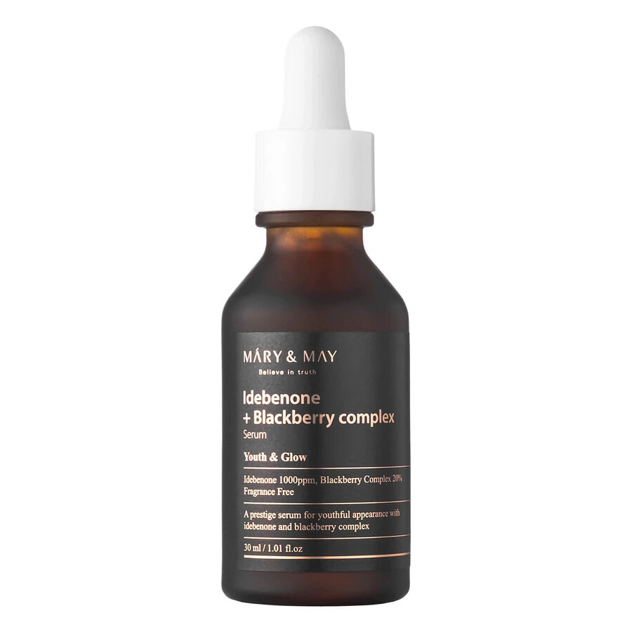 MARY&MAY Idebenone + Blackberry Complex Glättendes Gesichtsserum 30ml