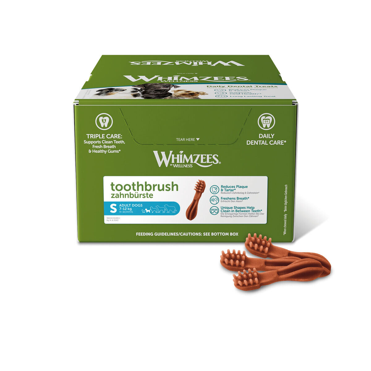 Nassfutter Whimzees ToothBrush 150 Stück