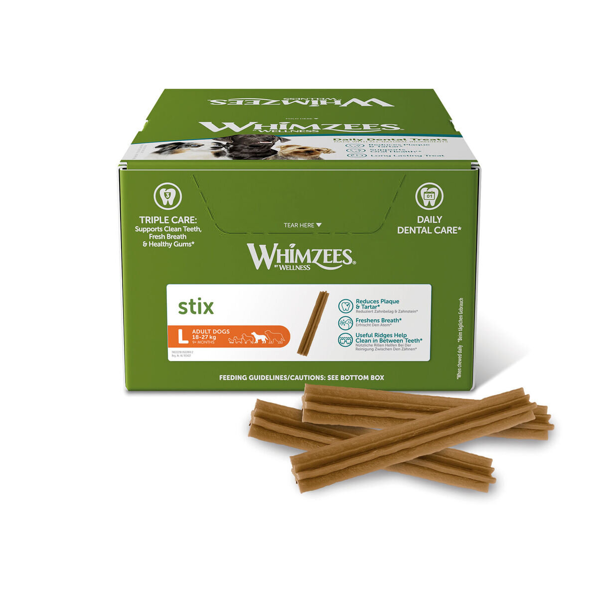 Nassfutter Whimzees Stix 50 Stück