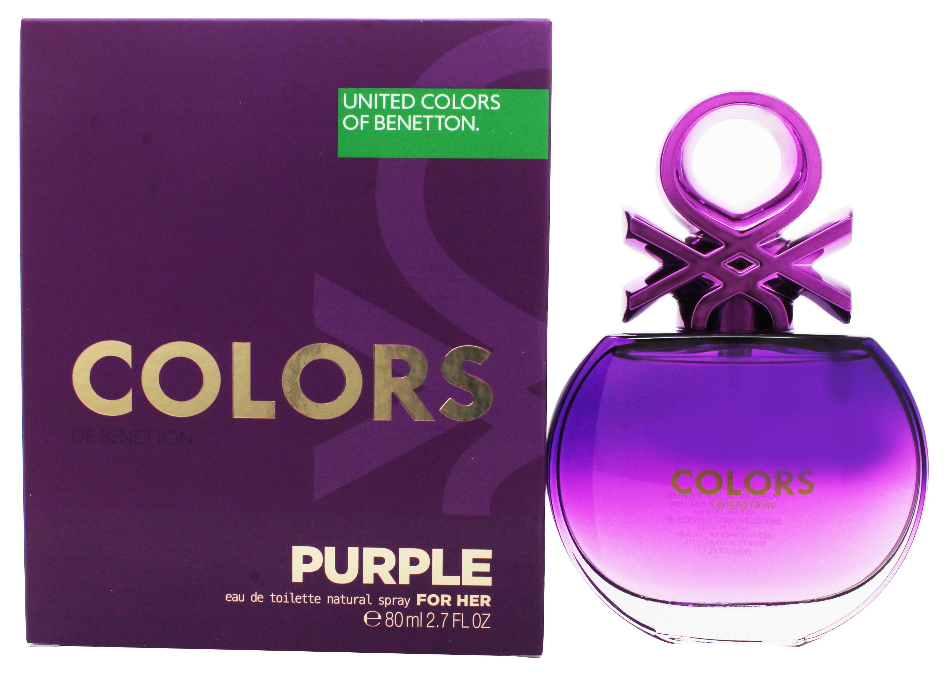 Benetton Colors Purple Eau De Toilette 80ml Spray