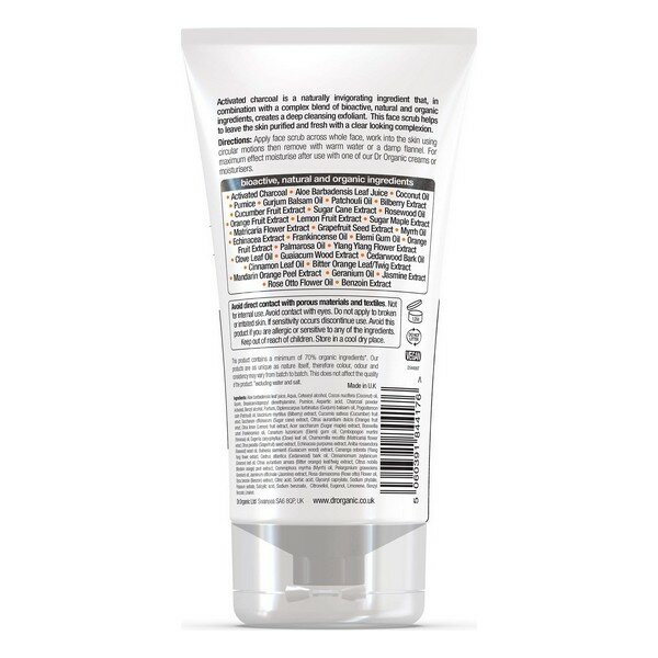 Dr. Organic Charcoal Face Scrub 125ml