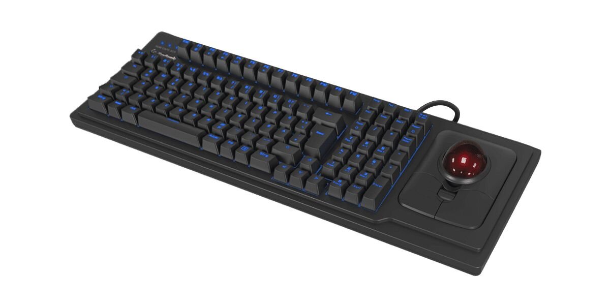 Keysonic KeySonic Trackball-TAS Full-Size, BK, KSK-8202ELU-T (UK)