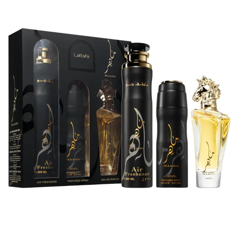Lattafa Maahir Eau de Toilette, 100 ml, Set