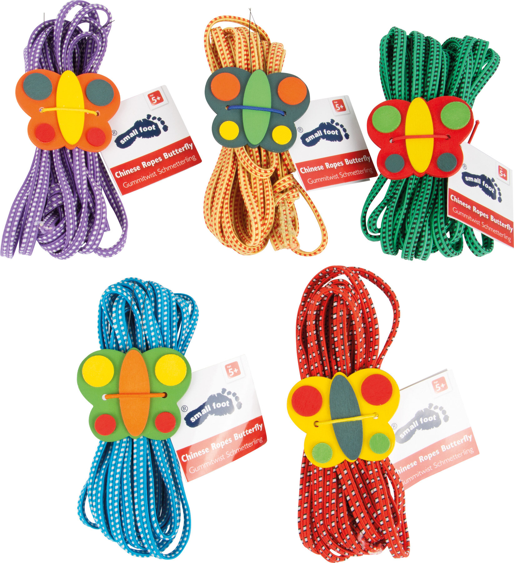 small foot 1814 Gummitwist, 5er Set 