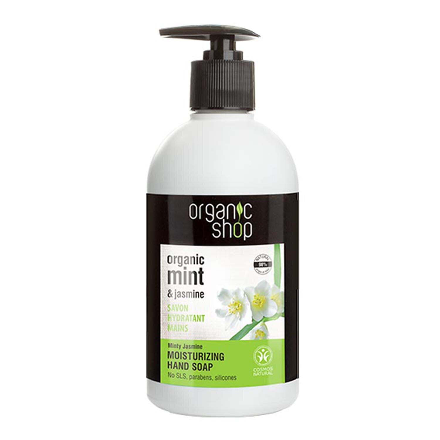 ORGANIC SHOP Bio-Minze & Jasmin Feuchtigkeitsspendende Handseife 500ml